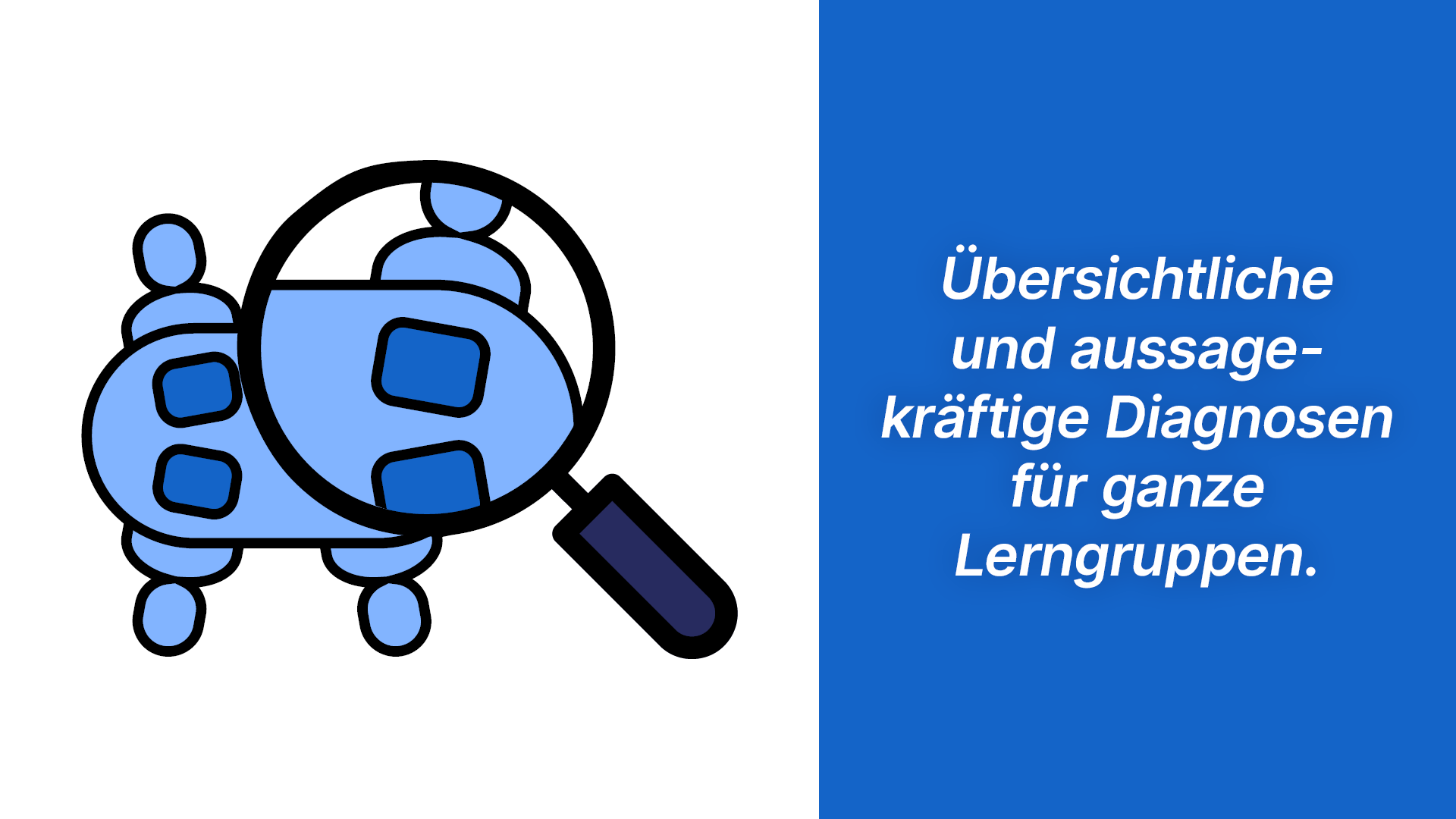 Übersichtliche und aussagekräftige Diagnosen für ganze Lerngruppen